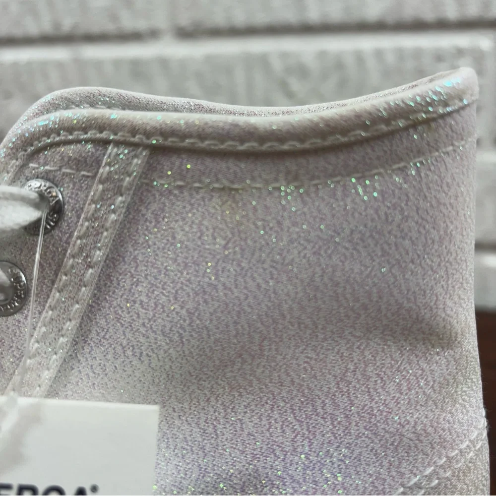 Superga‎ High Top Sneakers Lame Iridescent 2708 NWT 6